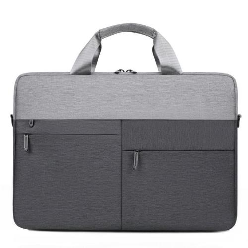ZR902 New Unisex Briefcase Business Men's Handbag Zipper Office Work Oxford Waterproof Shoulder Laptop Bag Document Computer Bag