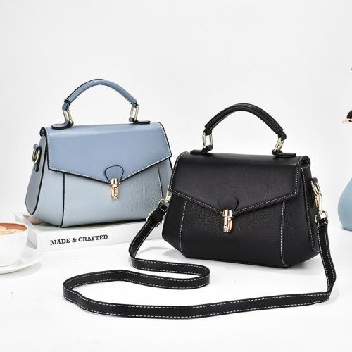 2024 New Style Fashion Ladies handbags Pu Leather Pure Color Women'S Shoulder Bags Bag High Quality bolsas para mujer