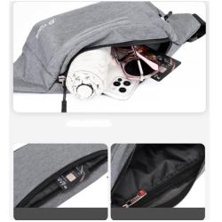 Hot Selling Pink Fanny Pack Waist Bag Fashion Custom Printed Waterproof Pink Chest Bags For Women