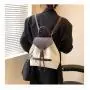 Alligator Korean Fashion Sling Bags Pu Ladies Shoulder Bag Large Compartment Backpack with Carton Printing