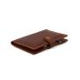 Custom genuine smooth leather passport holder class A crazy horse leather passport holder travel wallet