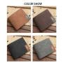 ZWY273 Wholesale Men PU Lightweight Short Wallet Multi-card Practical Slim Card Case Daily Simple Business Student Money Clip
