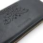 Style Hollow Out Wallet Women PU Leather Clutch Purse Ladies New European OEM ODM Leather Purse Long Accept Customized Logo
