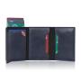 Factory wholesale aluminium wallet card holder case leather metal card holders business card holder
