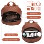 LOVEVOOK Mini Backpack for Women Fashion Quilted Small Backpack Waterproof Daypack Work Travel School mini Leather backpack