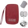 SN043 Multifunctional Mini Mobile Power Storage Bag Portable Polyester Earphone Bag Electronic Accessories Case