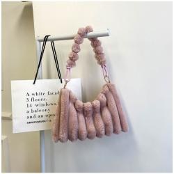 Autumn And Winter Style Women Fashion Handbags Wholesale Women Handbags Latest Design Ladies Handbag Subaxillary Bolsa De Felpa