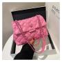 New Arrival PU Women's Crossbody Bag New Fashion Diamond Lattice Design Simple Versatile Waterproof Portable Shoulder Single