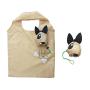 ZWY259 Foldable Puppy Polyester Recyclable Shopping Bag New Portable Cartoon Puppy Eco Bag Shrinkable Compact Outdoor Organizer