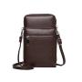 2024 New Solid Color Zipper Men's Crossbody Bag