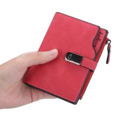 OEW003 Coin Purses Fold Leather Wallets For Women Small Coin Money Purse Bifold Purse ID Credit Card Holder