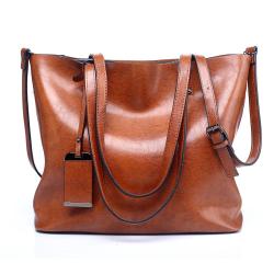 Factory low price custom design 2024 tote bags fashion green pu leather handbags shoulder messenger handbags for ladies