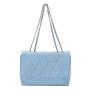 HR522 Women Carrying Tote Bag New Fashion PU Chain Large Messenger Bag Rhombic Pattern Solid Color Crossbody Shoulder Bag