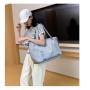 ZF019 New Fashion Travel Tote Bag Oxford Cloth Nylon Waterproof Zipper Organizer Bag Ladies Leisure Sports Yoga Fitness Bag