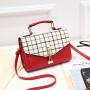 Hot sales women's bag 2024 new fashion small square bag beaded casual simple Korean style diagonal shoulder cross body bag