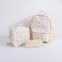Keymay Custom All Over Printing Rainbow Checkered Belt Bag for Women Crossbody Waist Bag with Adjust Strap Stylish fanny pack