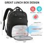 LOVEVOOK Fashion quilted high capacity backpack cooler bag for breast milk, kids, mums camping travel backpack lunch bags