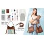 Realer 2021 Dropshipping PU leather hobo tote bags sets lady shoulder crossbody bag large capacity women purses and handbags