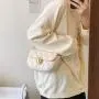 2024 new small fragrant style shoulder bag simple texture women's luxury design women's bag