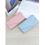 Women's long multi card soft leather minimalist fashion wallet