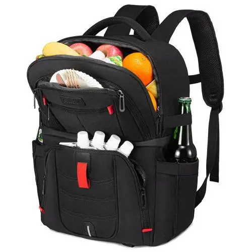 Wholesale 26L Sucipi lightweight lunch bags large Double Deck Cooler Bag Work Beach Camping Picnic insulated cooler backpack bag