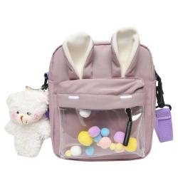 Small Rabbit Shoulder Handbag Fashion Clutch Tote Bag Luxury Princess Kids Mini Cartoon Crossbody Purses
