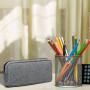 Gelory Multifunctional Simple Durable Pencil Case Pouch Large Capacity Aesthetic Pen Bag Office Stationery Organizer Pencil Bag