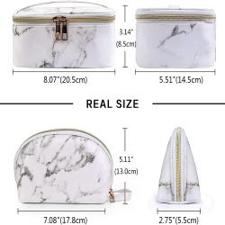 White Travel Bag 4 In 1 Makeup Case Rolling Makeup Trolley Cosmetic Case Make Up Box