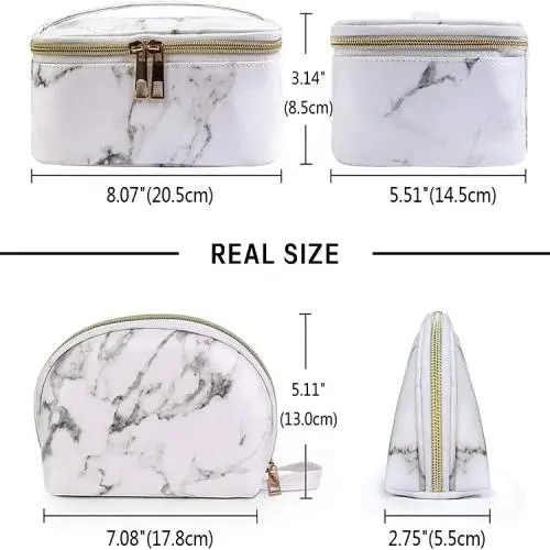 White Travel Bag 4 In 1 Makeup Case Rolling Makeup Trolley Cosmetic Case Make Up Box