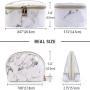 White Travel Bag 4 In 1 Makeup Case Rolling Makeup Trolley Cosmetic Case Make Up Box