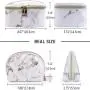 White Travel Bag 4 In 1 Makeup Case Rolling Makeup Trolley Cosmetic Case Make Up Box