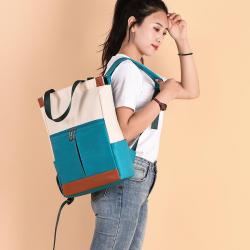 KBW495 Women Shoulder Bag New Oxford Cloth Casual Collision Color Shoulder Bag High Quality Portable Computer Women Backpack