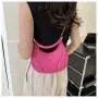 HR259 Handheld Minimalist Multi Colors Underarm Bag PU Textured Women's Shoulder Bag Niche Design Crossbody Dumpling Shape Bag