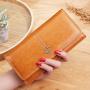 Wallet Women's Long Retro Oil and Wax Skin Large Capacity Handbag