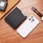 Men's Korean Version Iron Side Short Wallet Waterproof Horizontal Multi-Card Trend Card Bag Open Closure Type
