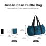 Gelory Custom Logo Sports Duffel Luggage Travel Hiking Camping Gym Durable Weekend Waterproof Foldable Duffle Bag