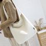 Gelory Japanese Large-Capacity Shopping Bag Eco-friendly Solid Color Custom Logo Single Shoulder Diagonal Canvas Bag Women