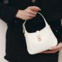 Warehouse Customized High Quality Pu Leather And Canvas Handbag  Luxury Vintage Crossbody Bag For Ladies