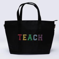 Professional Factory Stock Custom Designers Small Waterproof Handbags with Zipper Plain Shopping Laptop Nylon Tote Bag