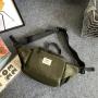High Quality Custom Logo Nylon Crossbody Chest Shoulder Bag Outdoor Travel Sling Bags Waist Pack For Men