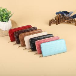 customs wallet 2024 New Model Leather Holder PU Short Women's Zipper Wallet Tassel Minimalist Fashionable Card bag