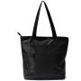 Gelory Ladies Handbags Cloth Tote Bag Black Shopping Travel Women Eco Reusable Shoulder Shopper Bags