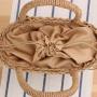 ZR780 Beach Bag Handbag Women Fashion Handmade Half-Round Rattan Woven Straw Summer Messenger Crossbody Bag Girls Lady Straw Bag
