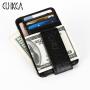 CUIKCA HF-888 New Fashion Women Men Wallet Money Clip Magnet Clip Ultrathin Pocket Clamp ID & Credit Card Case Mini Wallet Purse