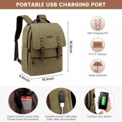 2022 new arrival LOVEVOOK wholesale retro bags large Travel school bags Sports Rucksack 15.6 17in women laptop backpacks for men