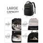 LOVEVOOK High Quality fashion Travel School bag Quilted Women Backpack with USB Port Waterproof office Business Laptop Backpack