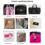 0.8mm Waterproof Nylon Zipper Pouches Jewelry Pouches Rectangle Zipper Toiletry Makeup Bags Grocery Organizer Cosmetic Bag