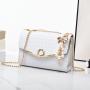 2023 Fashion Custom Mini Girl Crossbody Solid Color Luxury Bags Women Handbags With Pearl Pendent