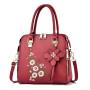 2024 Bags for Women Embroidered Handbag Factory Wholesale Simple Shoulder Messenger Bag Middle-Aged Ladies Single Strap