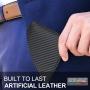 Men PU Leather Wallet RFID Blocking Card Holder Wallet With Flap